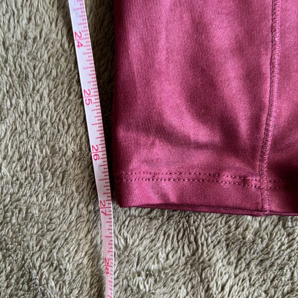 Wild Fable Faux Leather Jumpsuit, Burgundy, Size Large - Picture 9 of 13